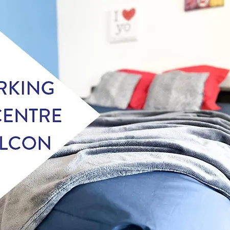 Lägenhet Le Bleu*10' Centre*parking*balcon